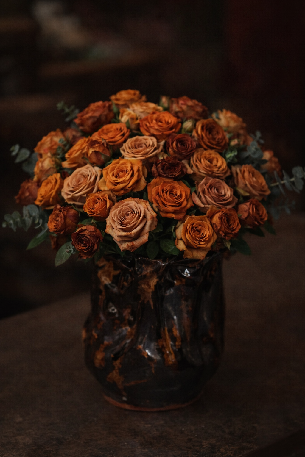 Black Series - Artisan Textured Vase