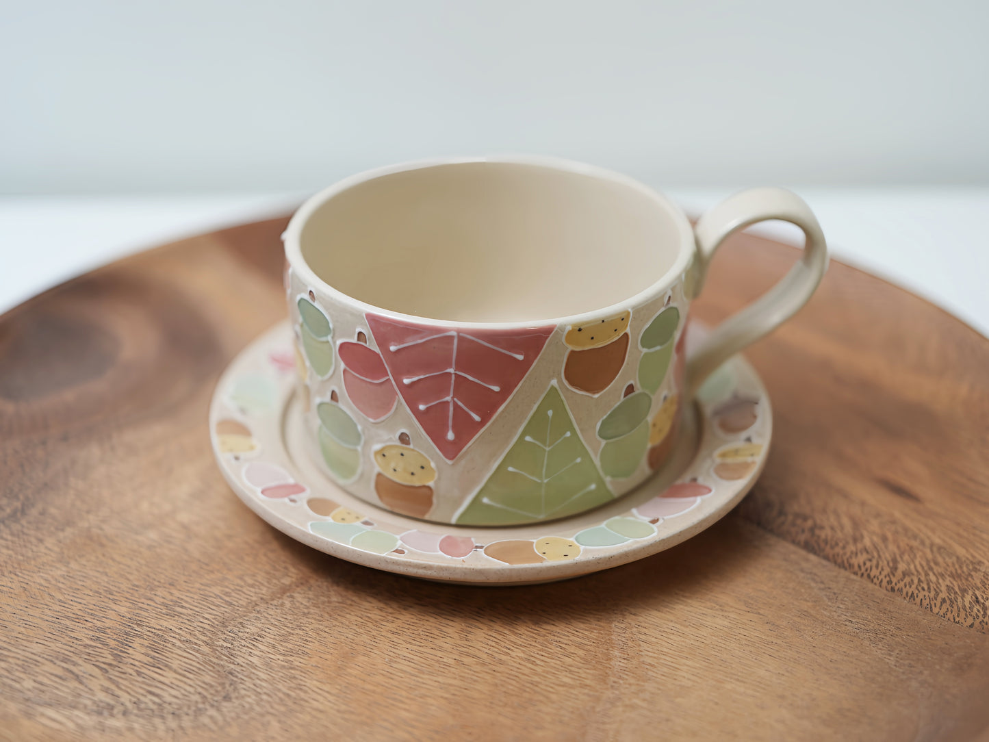 Juego de tazas de bellota