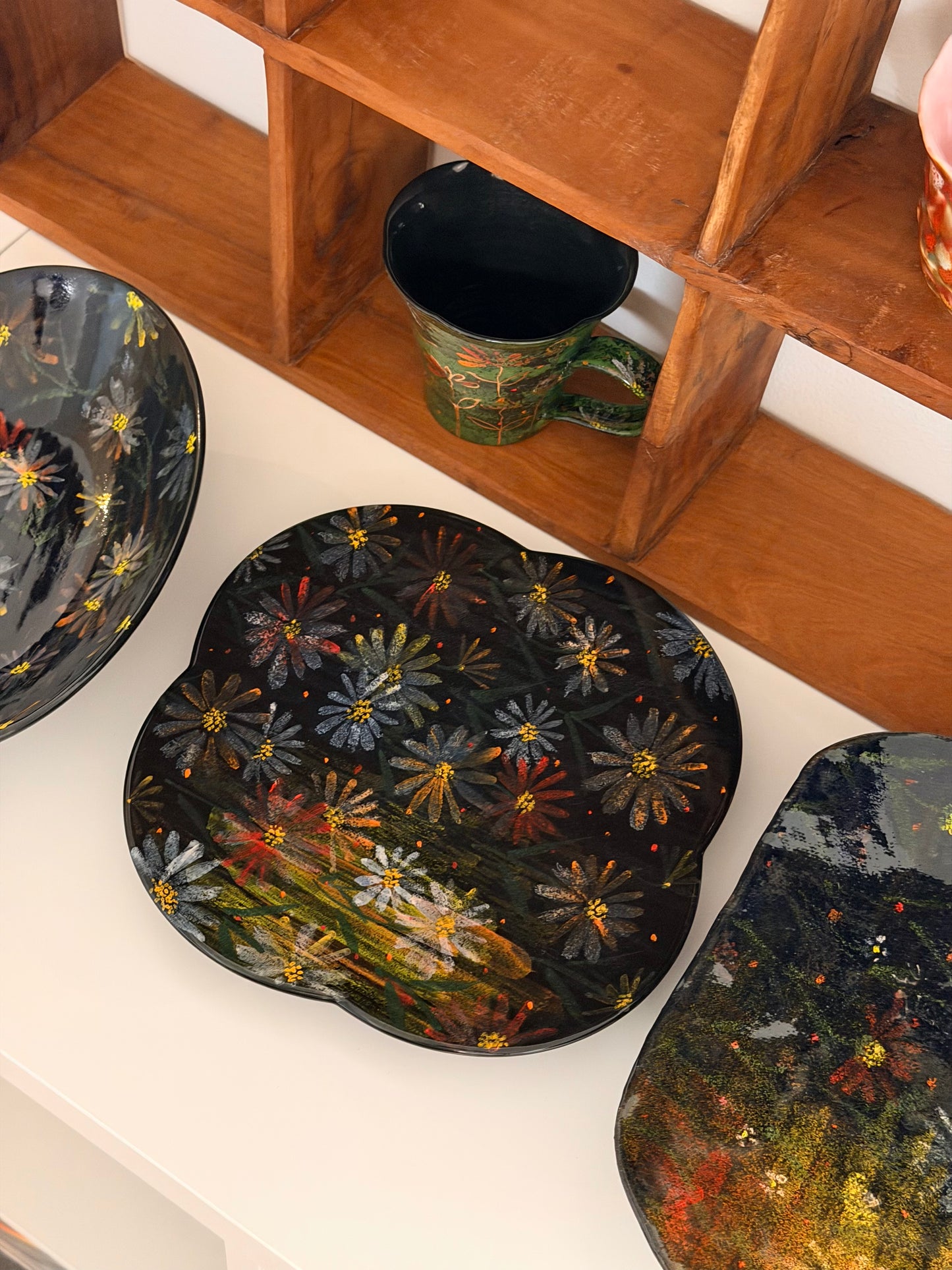 Black Series - Artisan Hand Painted Plate