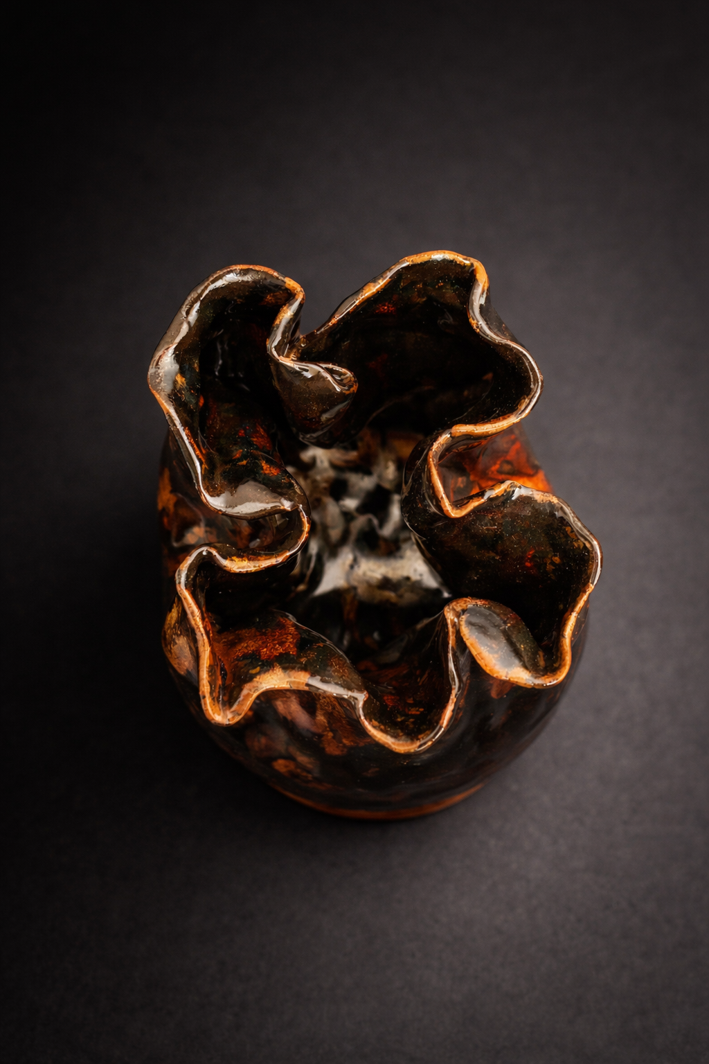 Black Series - Artisan Textured Vase