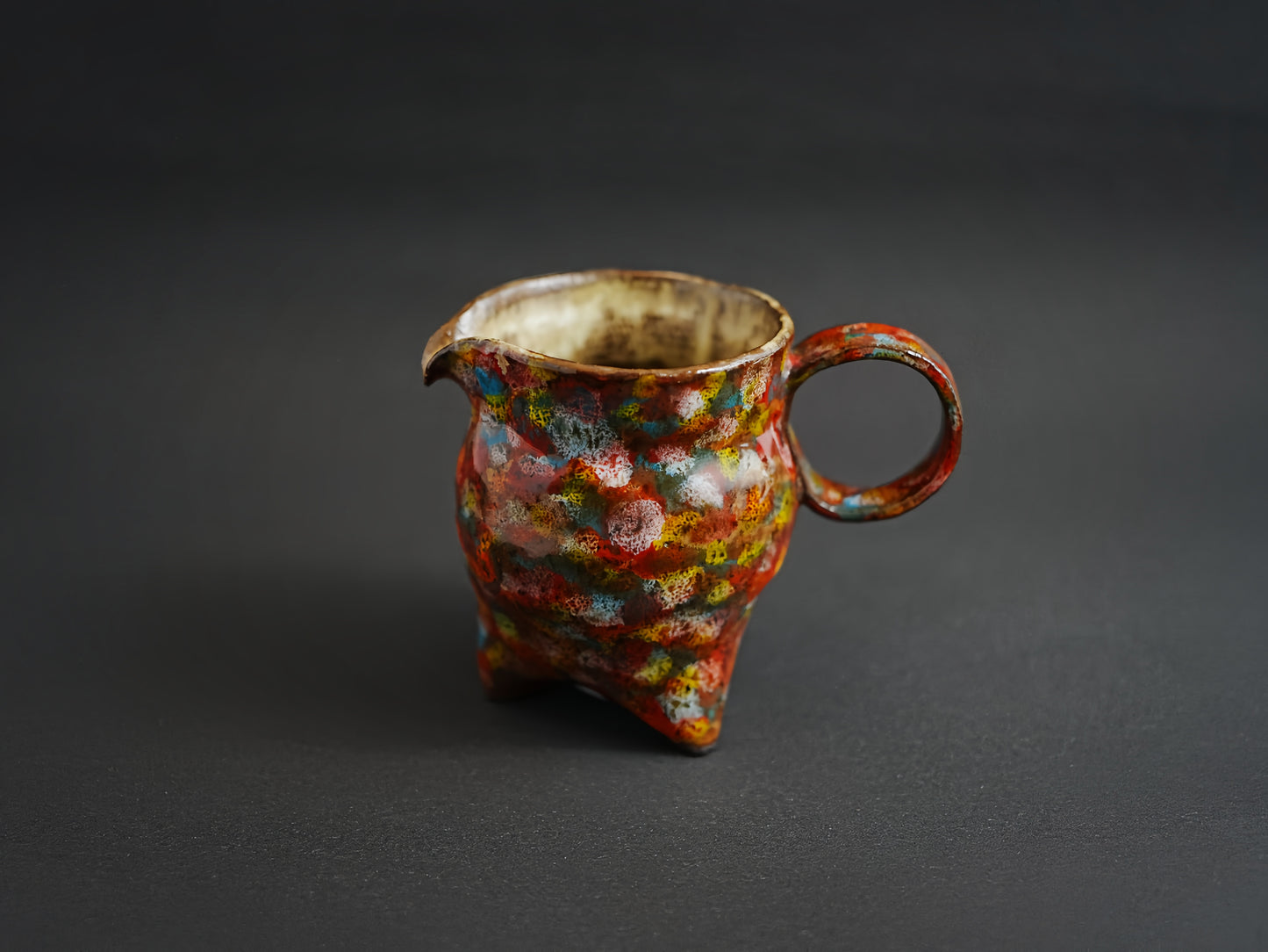 Série Noire - Tasse texturée artisanale