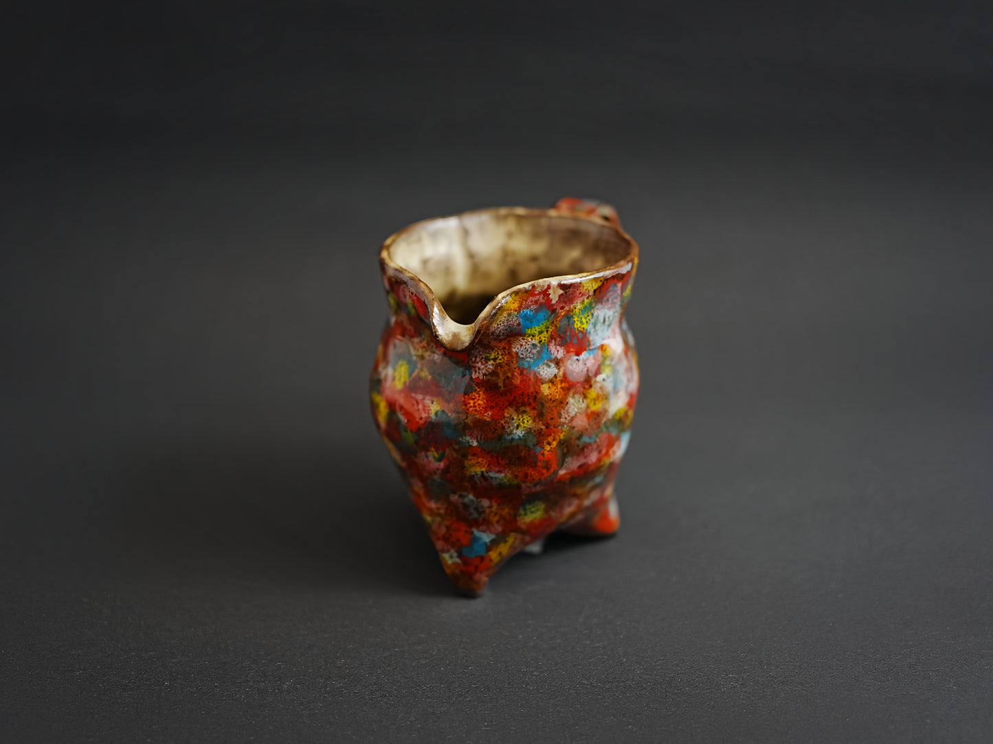 Série Noire - Tasse texturée artisanale