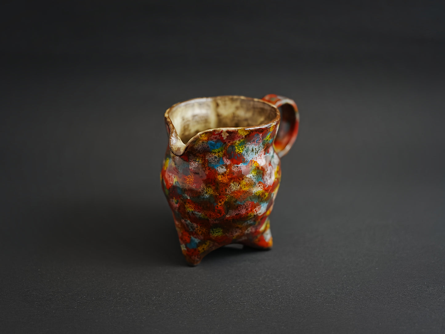 Série Noire - Tasse texturée artisanale