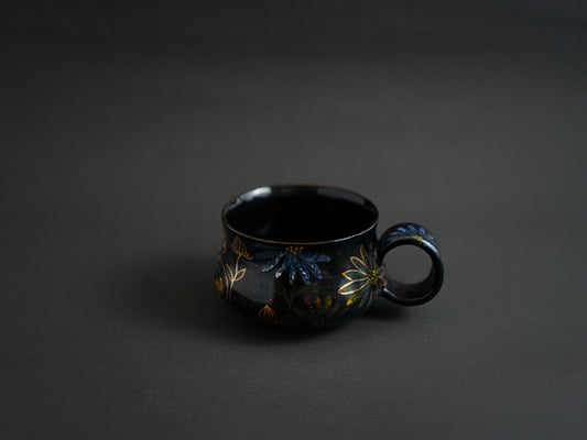 Black Series - Artisan Hand Painted Cup