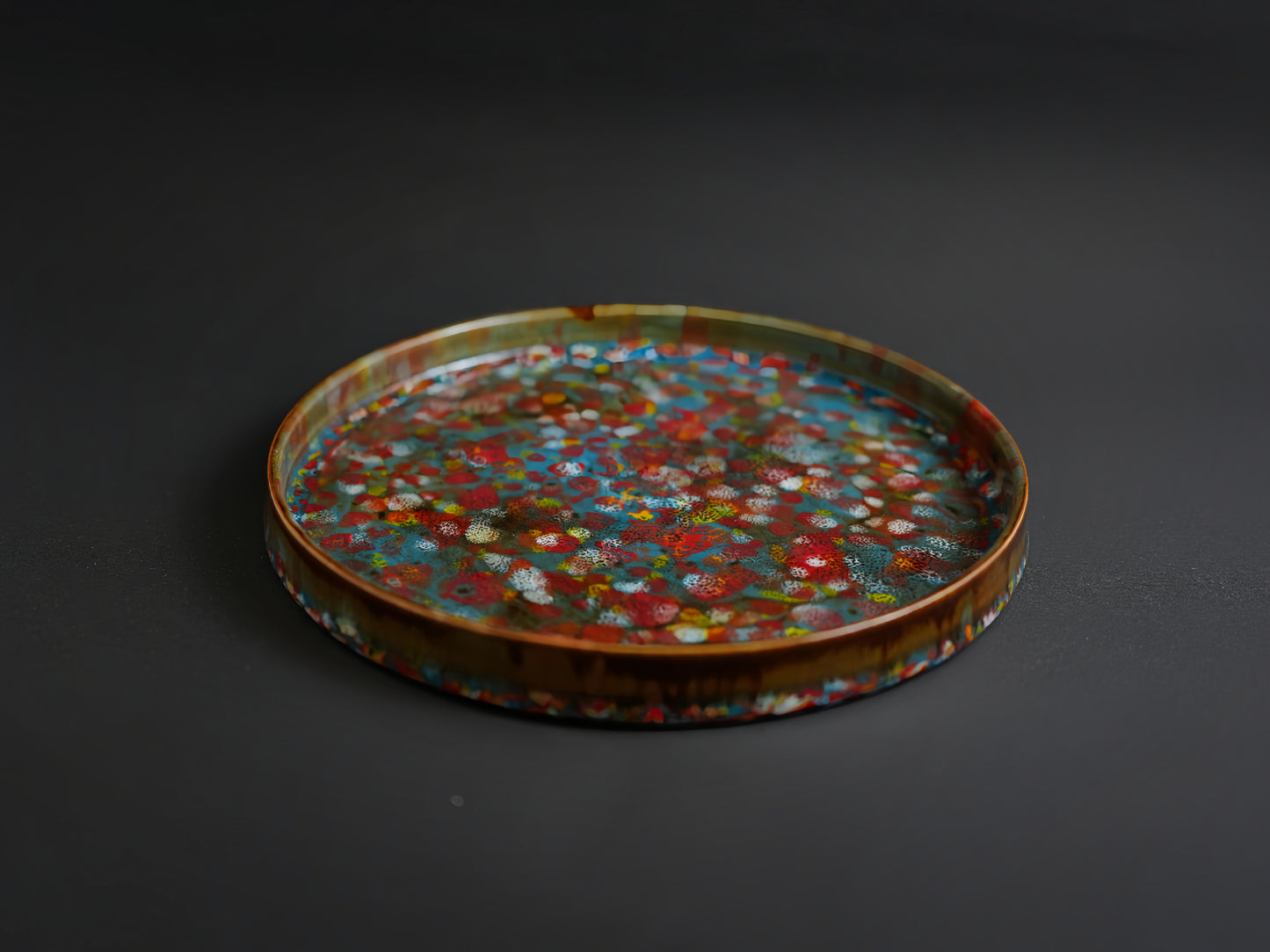 Black Series - Artisan Hand Painted Plate