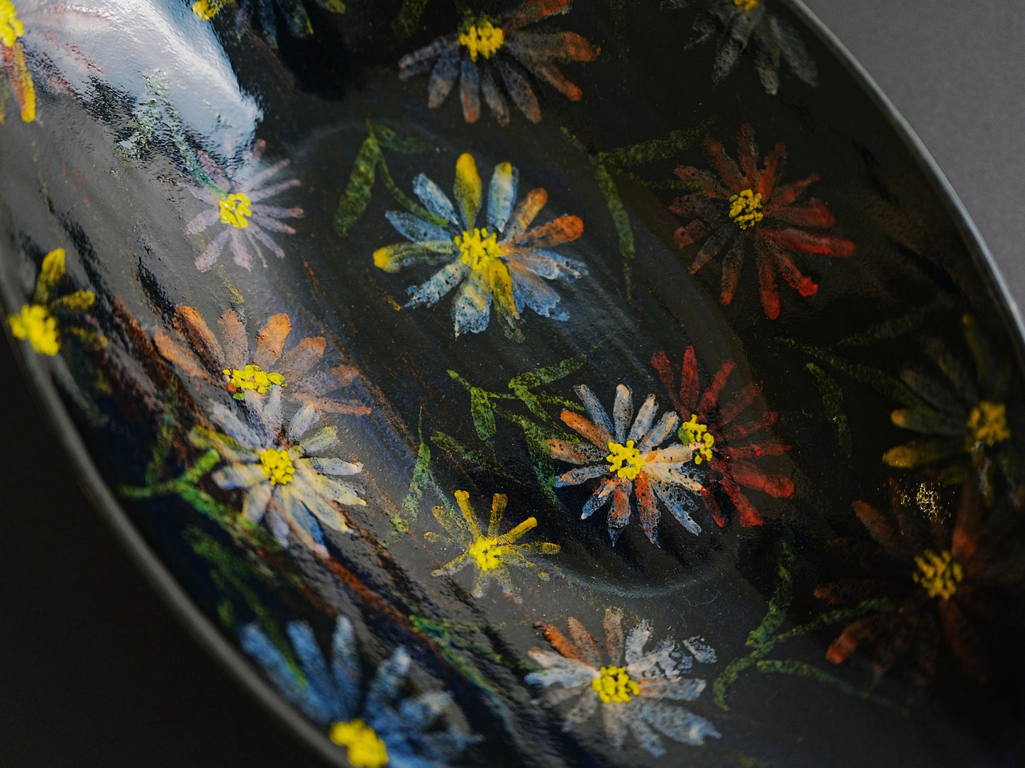 Black Series - Artisan Hand Painted Plate