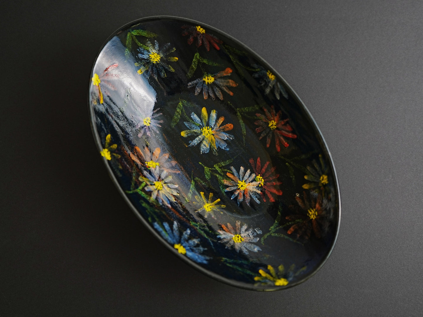 Black Series - Artisan Hand Painted Plate