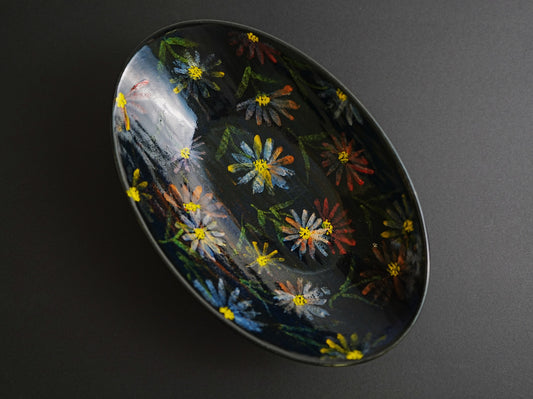 Black Series - Artisan Hand Painted Plate