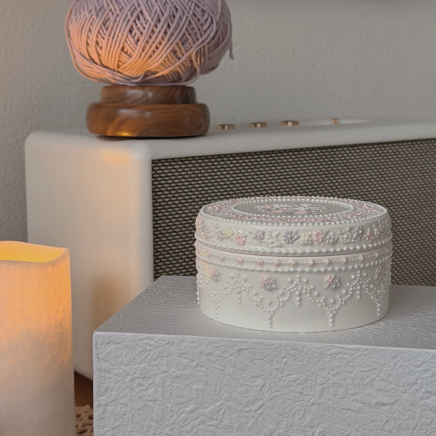 Ceramic trinket box by TOTO
