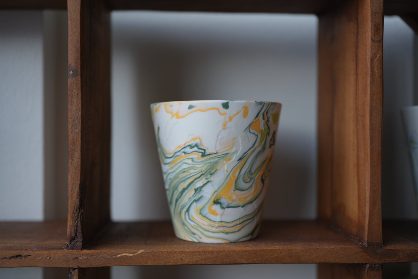 Vaso de cerámica Stone Flow bajo