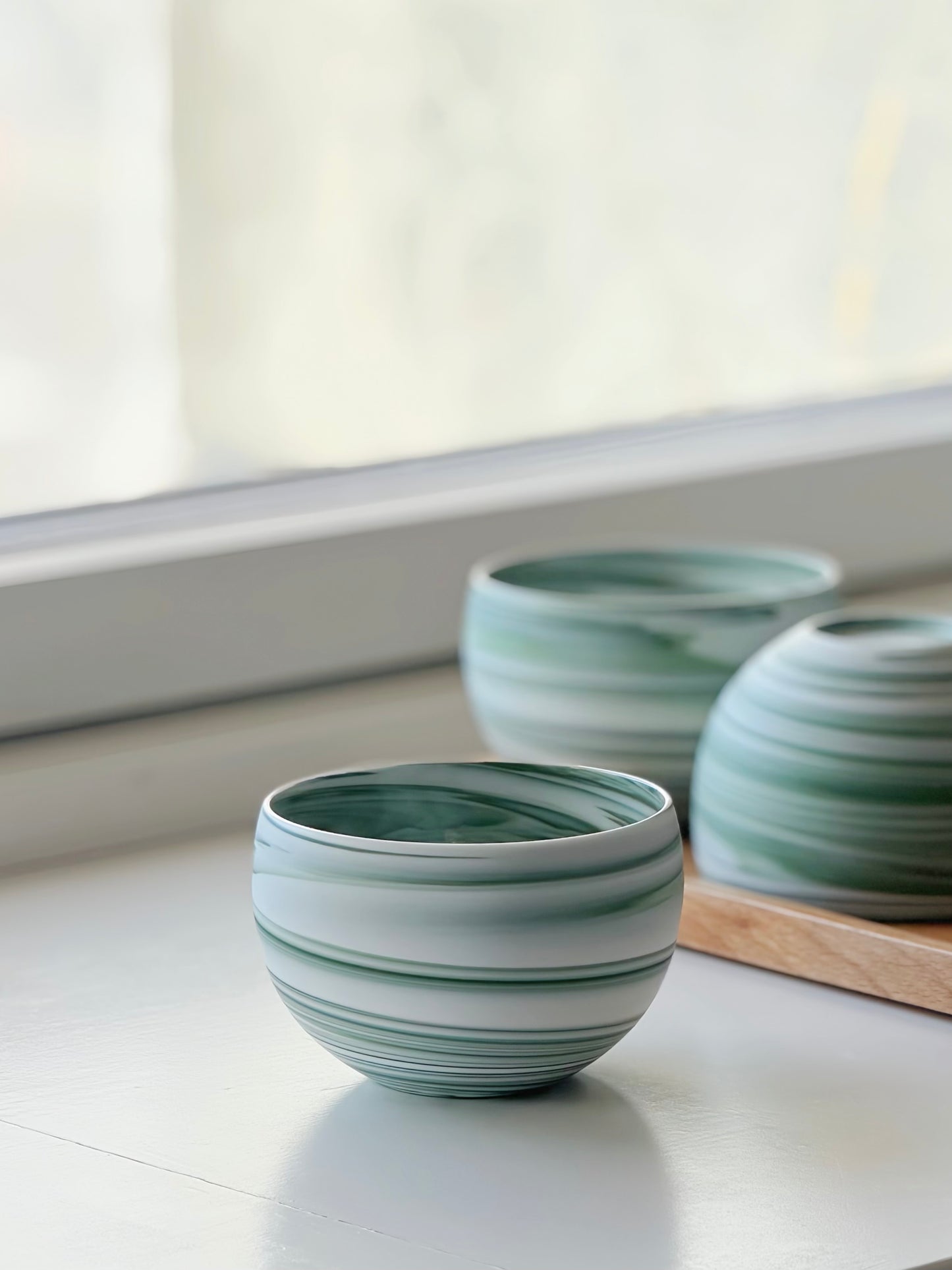 Flowline Round Cup Green
